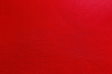Red color old grunge wall concrete texture as background