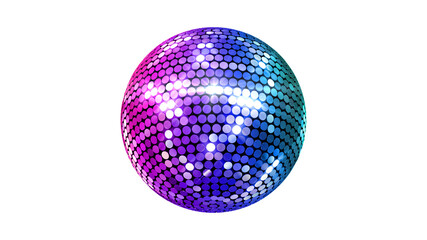 Mirror Ball Disco Lights Club Dance Party Background