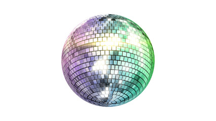 Mirror Ball Disco Lights Club Dance Party Glitter 3D illustration