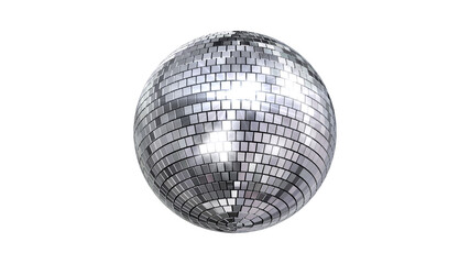 Naklejka na ściany i meble Mirror Ball Disco Lights Club Dance Party Glitter 3D illustration