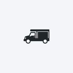 Trailer vector icon illustration sign