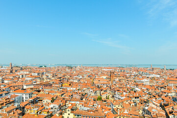 Fototapeta na wymiar panorama of the old town. Venice
