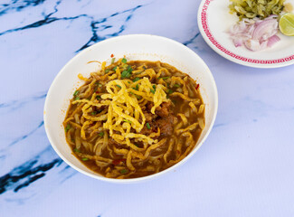 Thai Mixed Rice and Noodle Dishes - Beef, Chicken and Pork