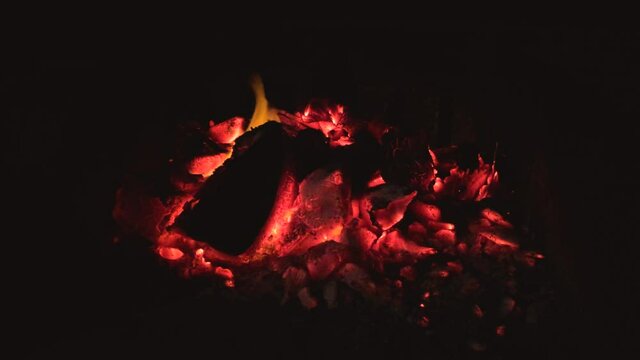 Bonfire on a midsummer night