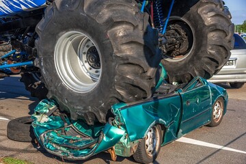 Hot wheels, car sports heavyweight , front-wheel drive machine. © yaalan