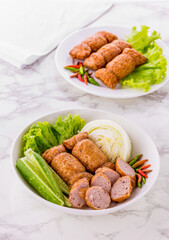Fried fish fermented Thai food