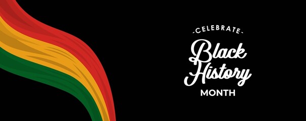 Celebrate black history month african american history celebration illustration