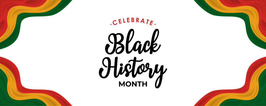Celebrate black history month african american history celebration illustration