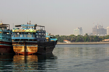 boat on the river