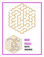 Printable Mazes Worksheets for Kids