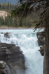 Athabasca Falls Waterfall Jasper