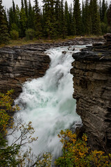 Athabasca Falls Waterfall Jasper