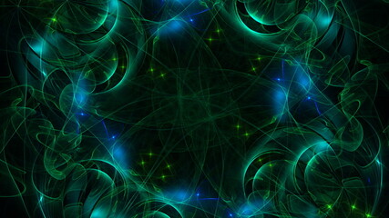 抽象的なフラクタルな高解像度の背景