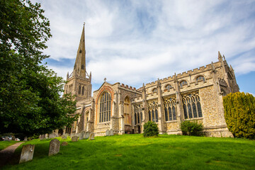 Thaxted Parish Church in Essex, UK