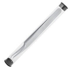 Tweezers for eyelash extension in case isolated on white