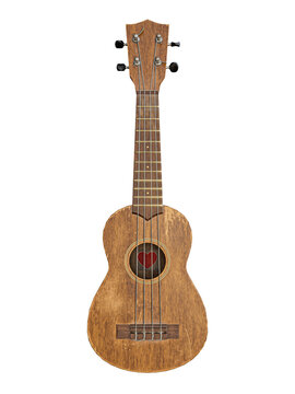 ukulele isolated on white background