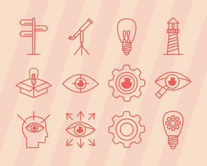 vision icon collection