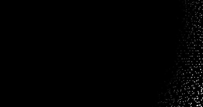 Hexagon wipe transition extends from the left upper angle. 4k black and white hexagon
