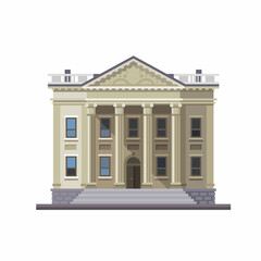 goverment office building symbol vector design