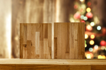 Desk of free space and pedestal. 