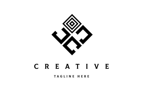 JJC square three latter logo vector