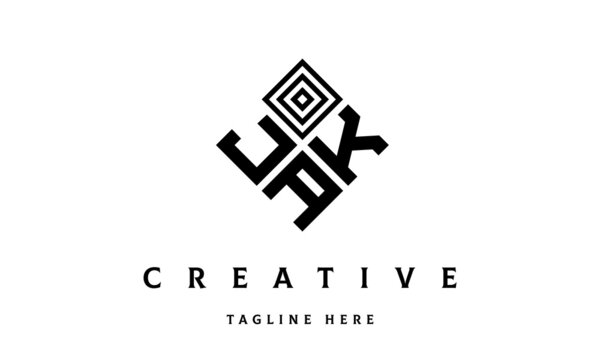 JKA square three latter logo vector
