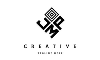 Obraz premium JPM square three latter logo vector