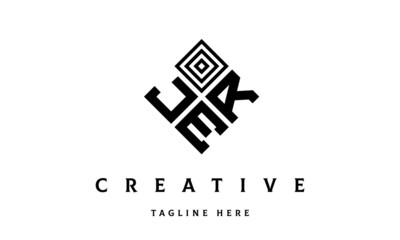 Obraz premium JRE square three latter logo vector