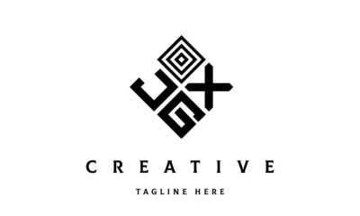 Obraz premium JXG square three latter logo vector