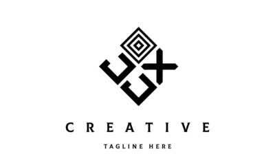 Obraz premium JXJ square three latter logo vector