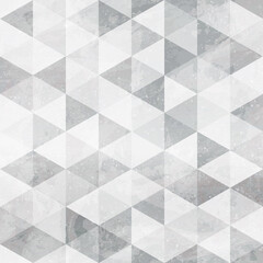 Monochrome grunge triangle pattern.