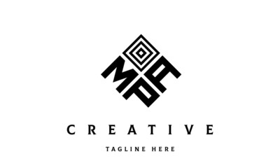 MAP square three latter logo vector