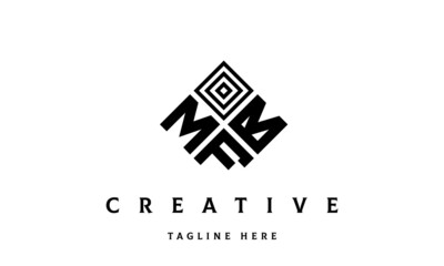 MBF square three latter logo vector