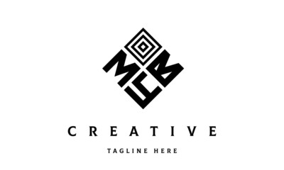 MBY square three latter logo vector