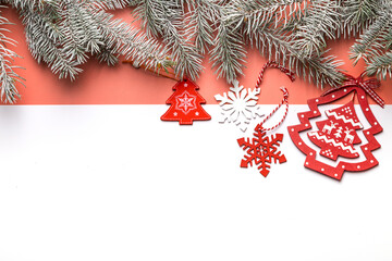 Image with christmas decorations.