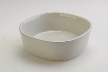 White proclean bowl for serving
