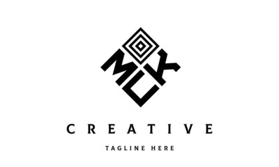 MKU square three latter logo vector