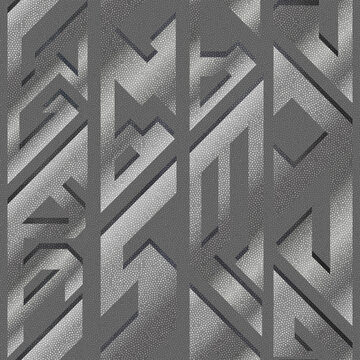 Grunge geometric seamless pattern.