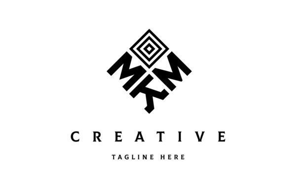 MMK square three latter logo vector