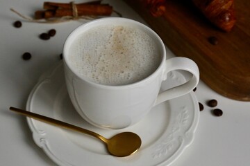 cup of coffee with chocolate