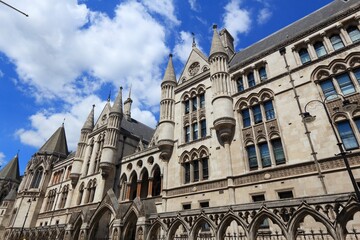 Royal Courts of Justice, London UK