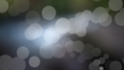 Abstract White Bokeh Blurred Background