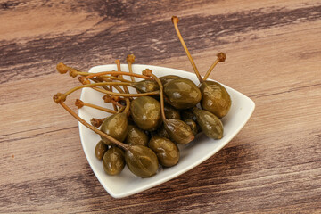 Caper berries in the bowl