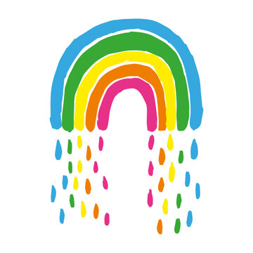 Rainbown rain, arcoiris con lluvia