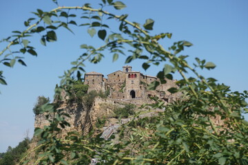 Fototapeta premium Civita di Bagnoregio framed