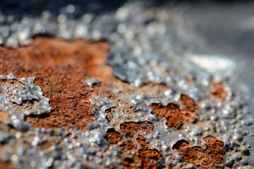 rusty iron detail