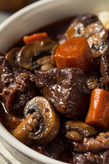 Homemade French Beef Bourguignon Stew