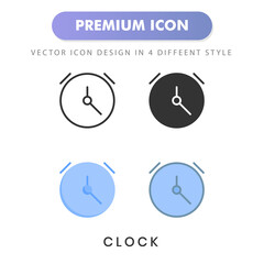 clock icon for your website design, logo, app, UI. Vector graphics illustration and editable stroke.