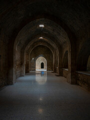 Obraz premium Turkey, Alarahan city, September 18, 2021, interiors of the Turkish fortress