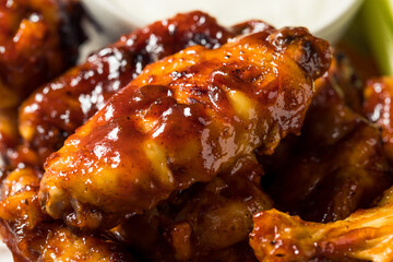 Homemade Honey BBQ Chicken Wings